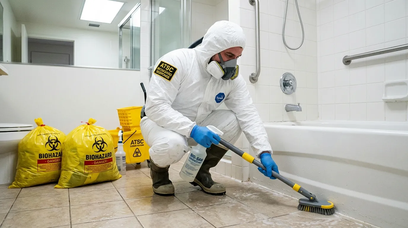 Decontamination equipment deployed for Blood Cleanup in Darien